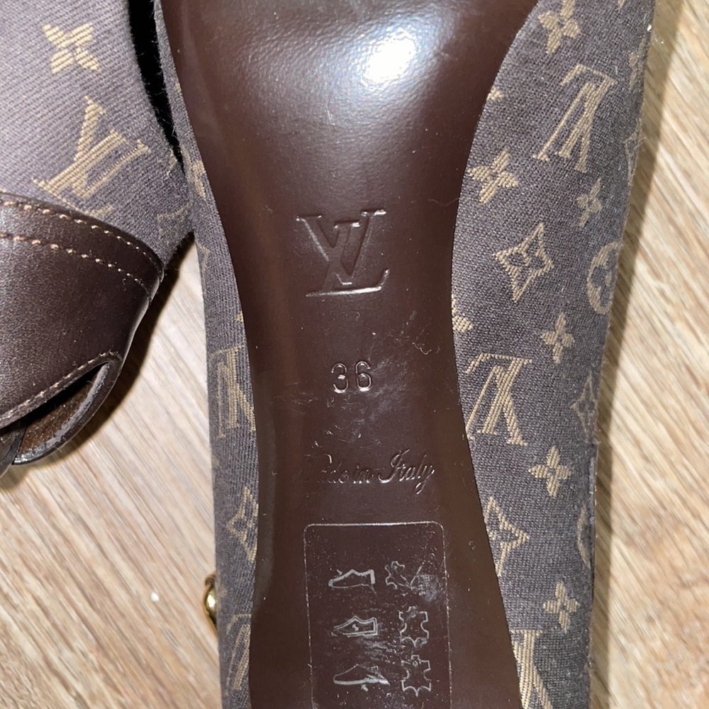 Louis Vuitton peep toe heels size - 36 - Picture 5 of 7